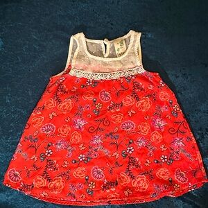 Lily Bleu Girls Sleeveless Blouse, Size 5